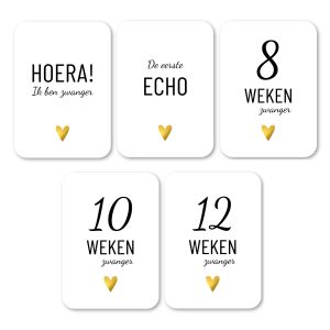 mijlpaalkaarten zwangerschap