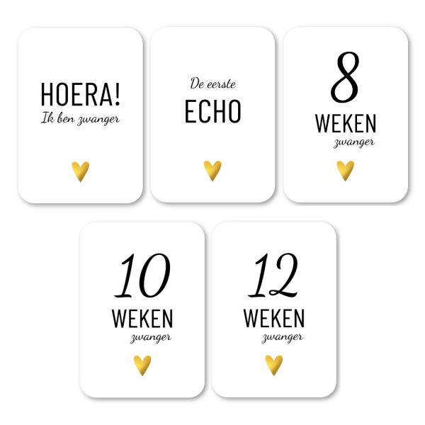 mijlpaalkaarten zwangerschap