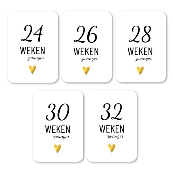 mijlpaalkaarten zwangerschap