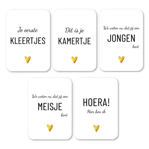 Mijlpaalkaarten babies