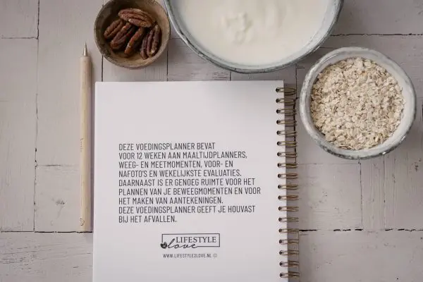 voedingsplanner achterkant