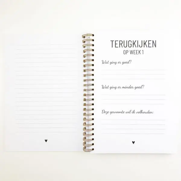 voedingsplanner terugkijken op