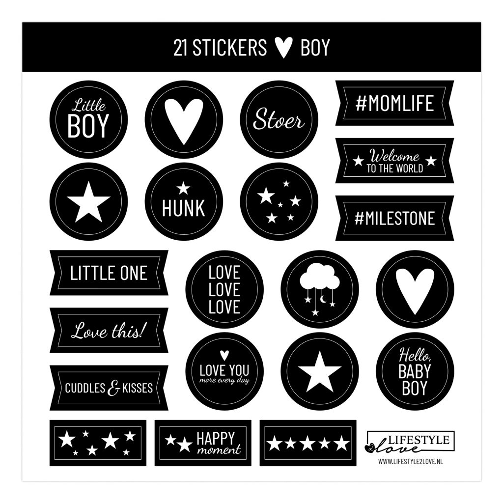 Stickers Boy lifestyle2love